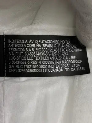ZARA/ザラ/シャツ/ブラウス/トップス/ホワイト/USA M