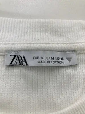 ZARA/ザラ/Tシャツ/カットソー/トップス/ホワイト/M
