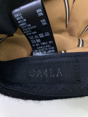 CA4LA/カシラ/ハンチング/ベレー帽/帽子/ブラック