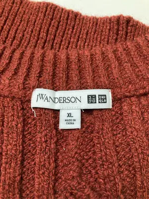 UNIQLO JW Anderson/ユニクロジェイダブリューアンダーソン/ニット/セーター/トップス/レッド/XL