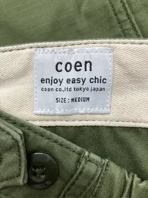 coen/コーエン/チノパンツ/パンツ/グリーン/MEDIUM