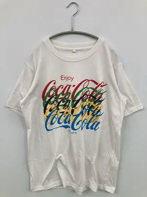 Coca Cola/コカコーラ/Tシャツ/カットソー/トップス/ホワイト/L