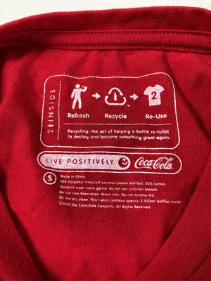 Coca Cola/コカコーラ/Tシャツ/カットソー/トップス/レッド/S