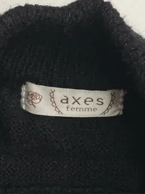 axes femme/アクシーズファム/ニット/セーター/トップス/ブラック/F