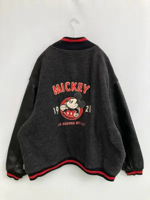 Disney store/スタジャン/ジャケット/アウター/グレー/XL