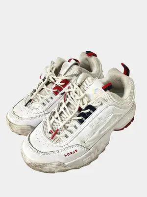 FILA/フィラ/スニーカー/シューズ/ホワイト/25.5