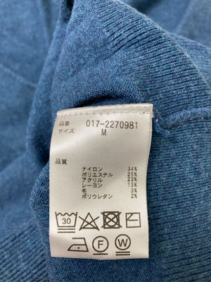 NATURAL BEAUTY BASIC/ナチュラルビューティーベーシック/ニット/セーター/トップス/ブルー/M