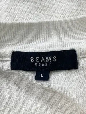 BEAMS HEART/ビームスハート/Tシャツ/カットソー/トップス/ホワイト/L