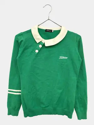 titleist/ニット/セーター/トップス/グリーン/S
