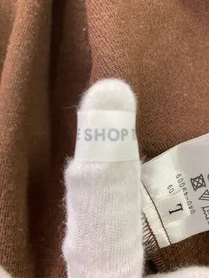 THE SHOP TK/ザショップティーケー/シャツ/ブラウス/トップス/ブラウン/L