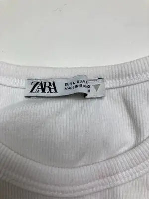 ZARA/ザラ/タンクトップ/トップス/ホワイト/EUR L