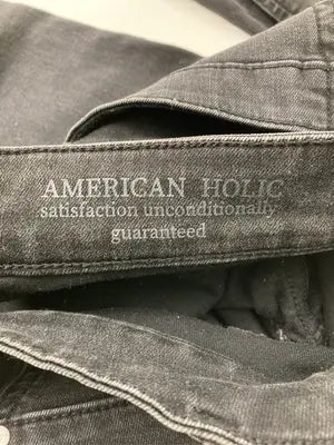 AMERICAN HOLIC/アメリカンホリック/デニムパンツ/パンツ/ブラック/XS