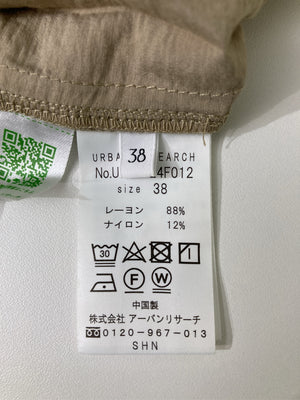 URBAN RESERCH/アーバンリサーチ/スラックス/パンツ/ベージュ/38