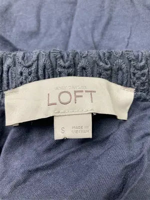 LOFT/ノースリーブ/トップス/ネイビー/S