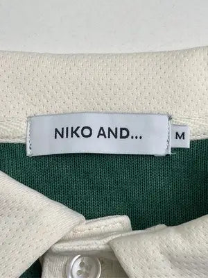 niko and .../ニコアンド/ポロシャツ/トップス/グリーン/M