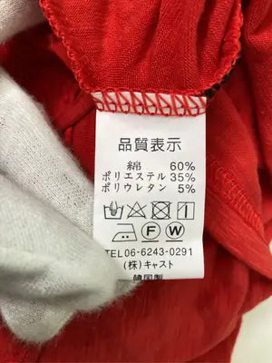 CHANGE/Tシャツ/カットソー/トップス/レッド