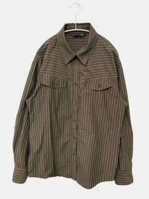 ZARA/ザラ/シャツ/ブラウス/トップス/ブラウン/USA XL