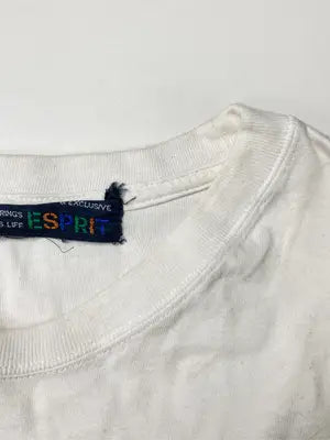 ESPRIT/Tシャツ/カットソー/トップス/ホワイト/LL