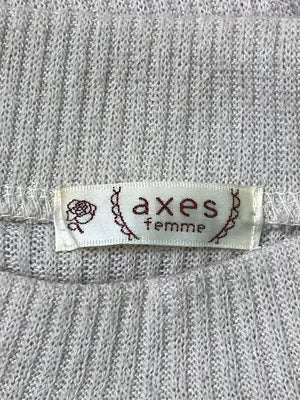 axes femme/アクシーズファム/Tシャツ/カットソー/トップス/ベージュ/M