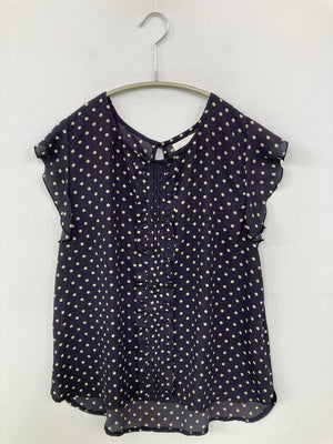 DRESKIP/ドレスキップ/シャツ/ブラウス/トップス/ネイビー/M