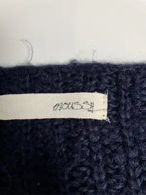 MOUSSY/マウジー/ニット/セーター/トップス/ネイビー/FREE