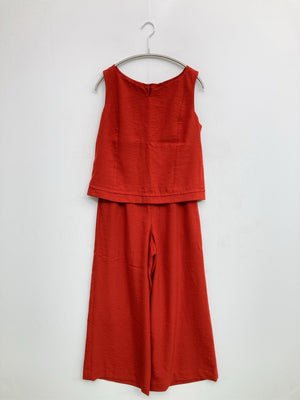 SPIRALGIRL/スパイラルガール/セットアップ/ジャケット/アウター/レッド/上：F　下：1