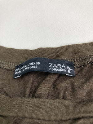 ZARA/ザラ/ノースリーブ/トップス/ブラウン/EUR L/USA L/MEX 30