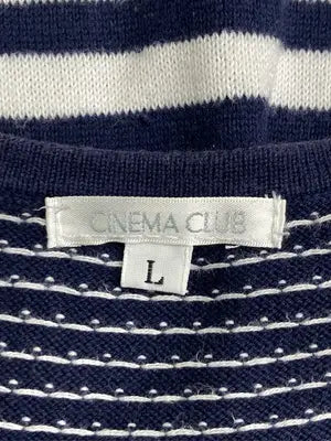 CINEMA CLUB/シネマクラブ/チュニック/ワンピース/ドレス/ネイビー/L