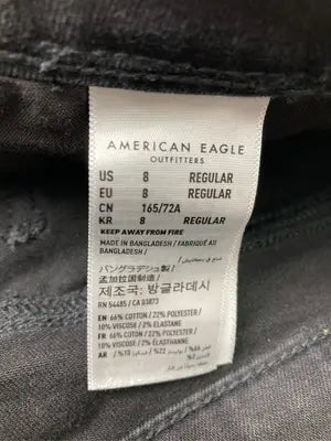 American Eagle Outfitters/アメリカンイーグルアウトフィッターズ/デニムパンツ/パンツ/ブラック/8