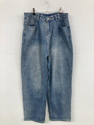 デニムパンツ/パンツ/ブルー/L