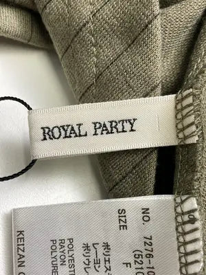 ROYAL PARTY/ロイヤルパーティー/セットアップ/ジャケット/アウター/カーキ/F