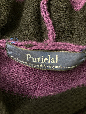 PUTIELAL/カーディガン/ボレロ/トップス/パープル/M