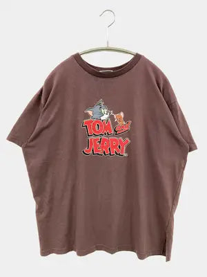 TOM and JERRY/トムアンドジェリー/Tシャツ/カットソー/トップス/ブラウン/L