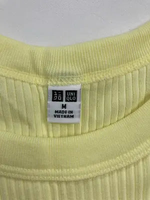 UNIQLO/ユニクロ/タンクトップ/トップス/イエロー/M