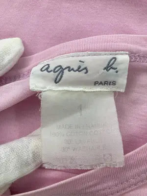 agnès b./アニエスベー/Tシャツ/カットソー/トップス/ピンク/1