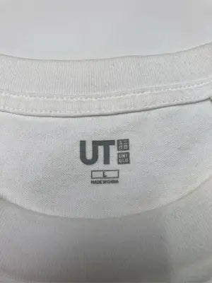 UNIQLO/ユニクロ/Tシャツ/カットソー/トップス/ホワイト/L