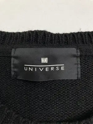 nano UNIVERSE/ナノユニバース/ニット/セーター/トップス/ブラック/L