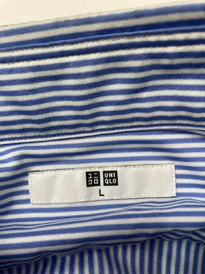 UNIQLO/ユニクロ/シャツ/ブラウス/トップス/ブルー/L