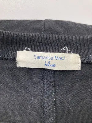 Samansa Mos2 blue/サマンサモスモスブルー/Tシャツ/カットソー/トップス/ブラック/フリー