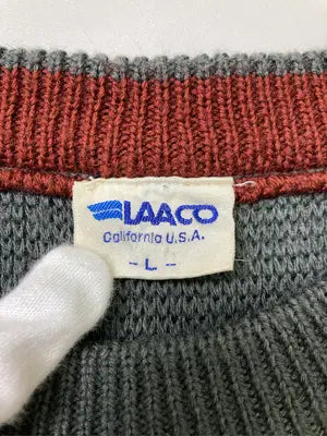 LAACO/ニット/セーター/トップス/グレー/L