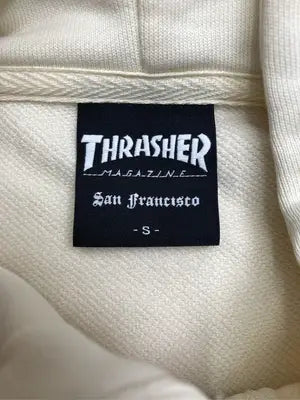 THRASHER/スラッシャー/パーカー/トップス/ホワイト/S