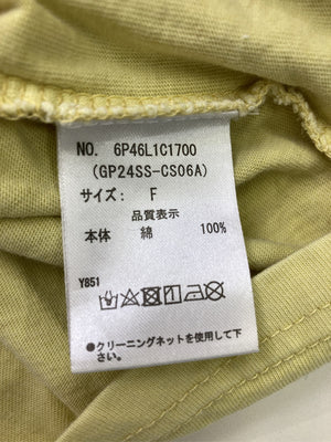 DOUBLE FLAGS/ダブルフラッグス/Tシャツ/カットソー/トップス/イエロー/F