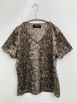MARY QUANT/マリークヮント/Tシャツ/カットソー/トップス/ブラウン