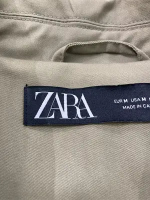 ZARA/ザラ/トレンチコート/ジャケット/アウター/ベージュ/USA M