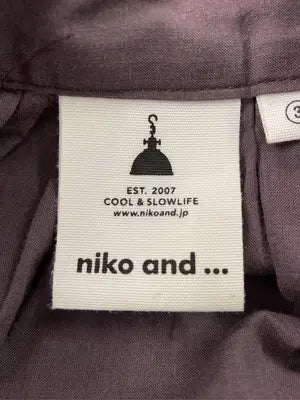 niko and .../ニコアンド/シャツ/ブラウス/トップス/パープル/3 (M)