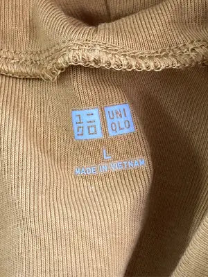 UNIQLO/ユニクロ/Tシャツ/カットソー/トップス/ブラウン/L