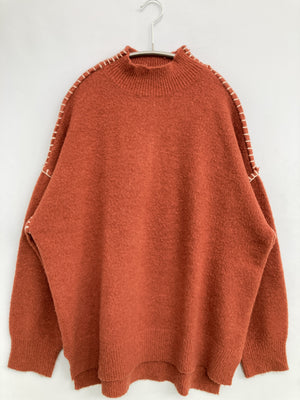 CLASSICAL ELF/クラシカルエルフ/ニット/セーター/トップス/ブラウン/M-L