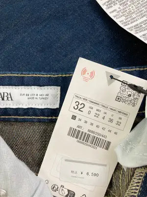 ZARA/ザラ/デニムパンツ/パンツ/ブルー/32