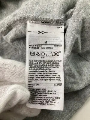 GAP/ギャップ/Tシャツ/カットソー/トップス/グレー/M