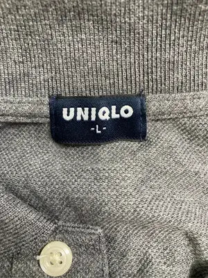 UNIQLO/ユニクロ/ポロシャツ/トップス/グレー/L